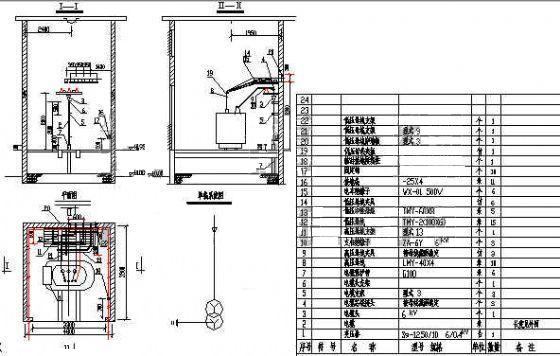 变压器室内安装图